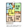 アビテ三喜・石田 3DKの間取り