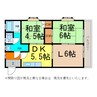 リバーサイドハイツ 3DKの間取り