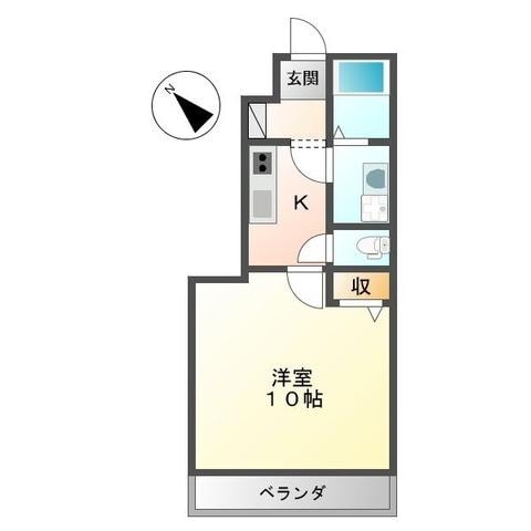 間取り図 プランドール三津屋