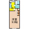メゾン・プレミア 1Kの間取り