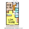 リバティコート・Ｋ 1LDKの間取り