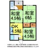 神拝甲293借家 3DKの間取り