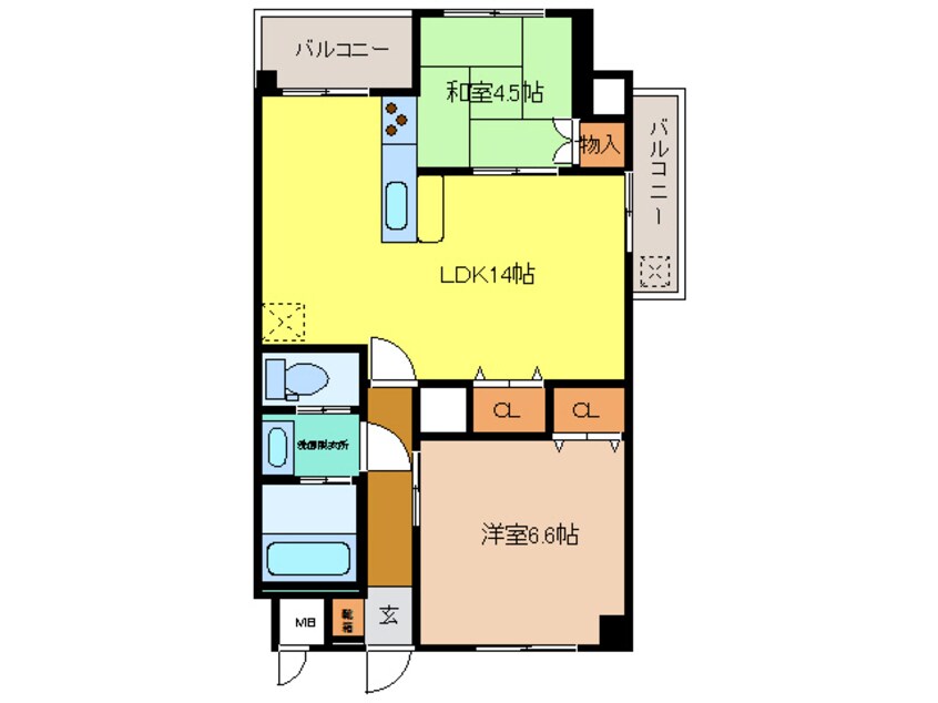 間取図 Ｓａｉｊｏ駅前ロードタウン