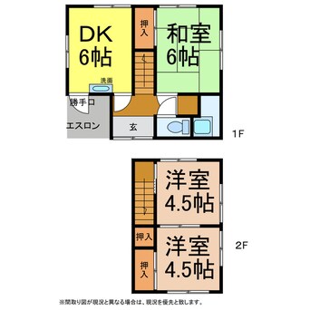 間取図 首藤借家(中町）