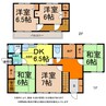 川上借家 5DKの間取り