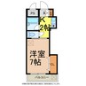 ＳＡＩＪＯ独身館 1Kの間取り