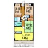 マルイラベンダーヒルズ 3LDKの間取り