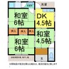 曽我部借家 3DKの間取り