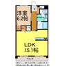 saijo大町ロードタウン 1LDKの間取り
