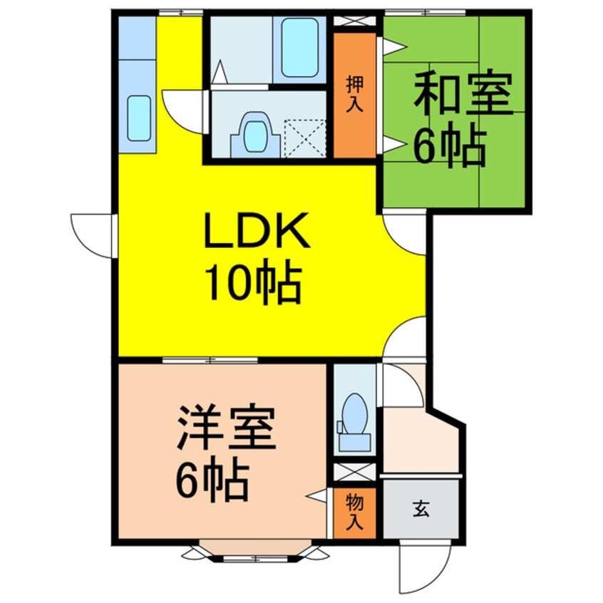 間取図 アネックスＫ