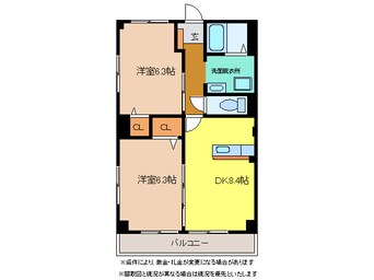 間取図 フレスコマンションⅢ　Ａ棟