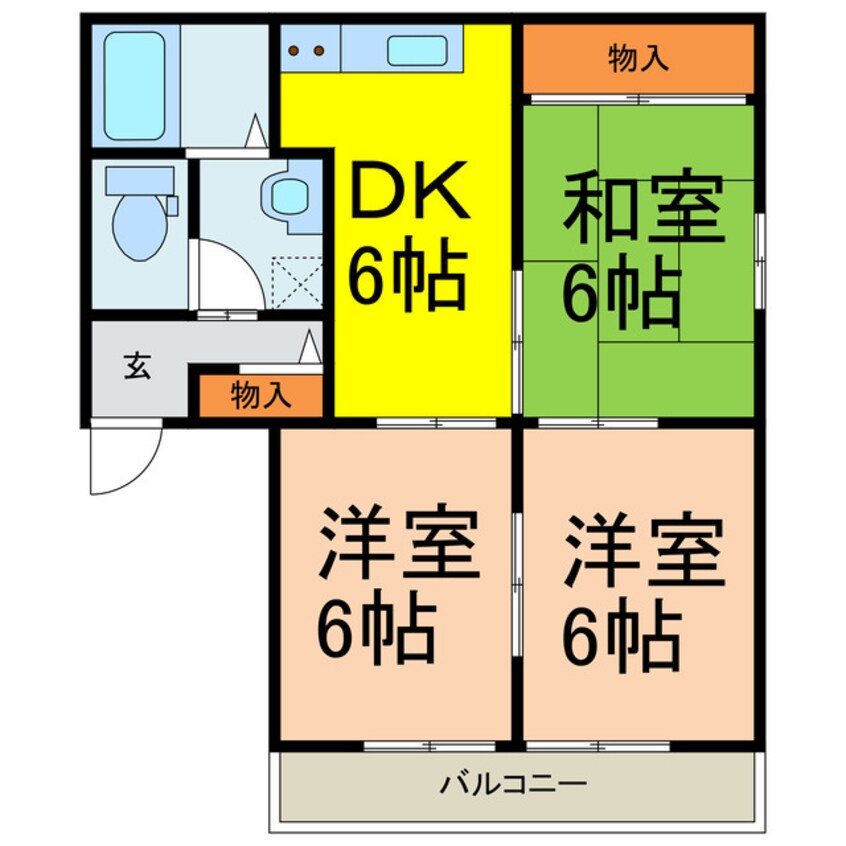 間取図 レーベンハイム