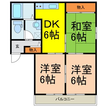 間取図 レーベンハイム