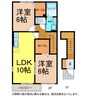 プレミアム 2LDKの間取り