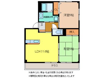 間取図 フレスコマンションⅢ　Ｂ棟