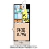 アヴェニール　弐番館 1Kの間取り