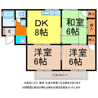 間取図 シャルマン舟山