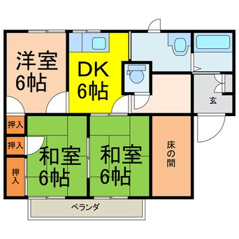 間取図 ハッピータウン小松