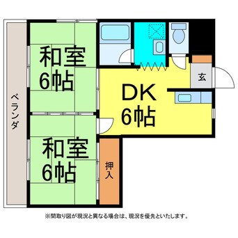 間取図 平和コーポ