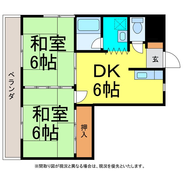 間取り図 平和コーポ