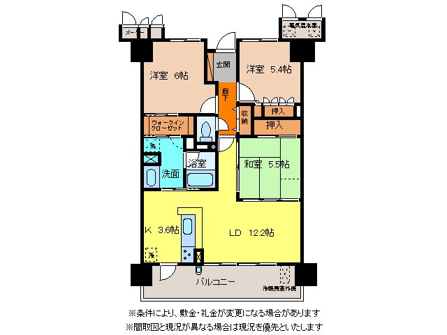間取り図 サーパス御殿前通り参番館