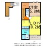 ソーレ・Ｔ　Ａ・Ｂ 1LDKの間取り