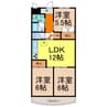 ＪＯＹぶりっじ上神拝 3LDKの間取り
