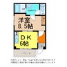 Ｆビル 1DKの間取り