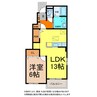 ニューカレントＡ・Ｂ 1LDKの間取り