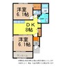 アルバ・ＴＡＫＡ 2DKの間取り