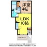 サリーレ・Ｋ　Ⅰ・Ⅱ 1LDKの間取り
