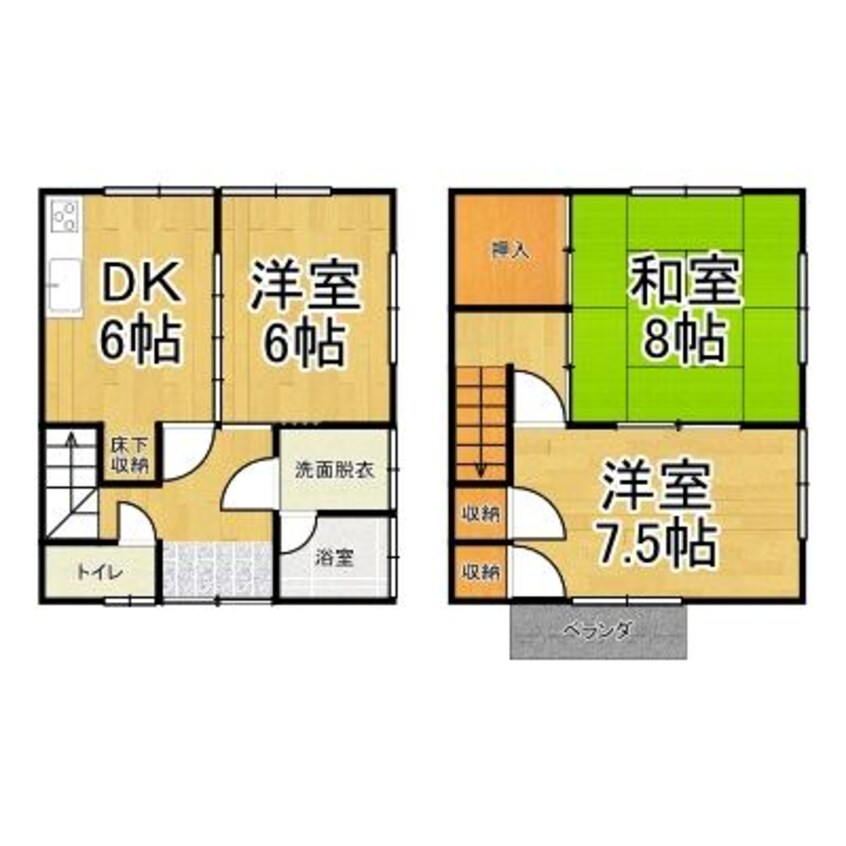 間取図 ヴィレッジ福田ＸＩ