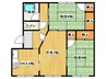 八丁マンション 2LDKの間取り