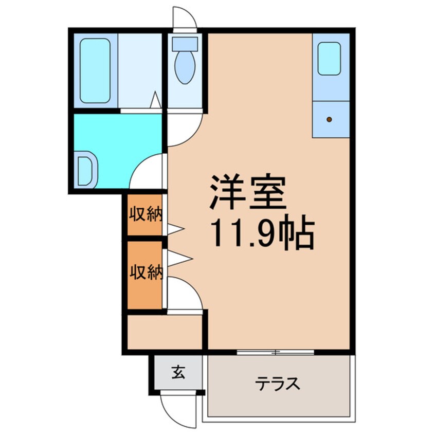 間取図 シャトレーゼ・Y