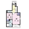 ラブリーC 1Kの間取り