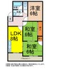 一色第三マンション 3LDKの間取り