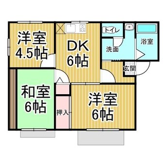 間取図 メゾン三津屋