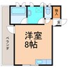 恵比寿 1Rの間取り