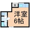 恵比寿 1Rの間取り
