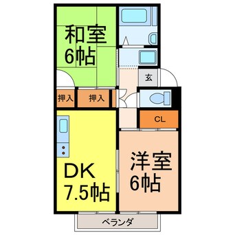 間取図 茨木ハイツ