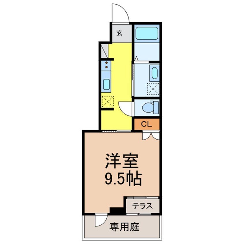 間取図 カナン喜多川