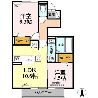 間取図 D-room樋之口