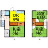 大町1627-3貸家 3DKの間取り