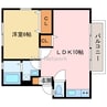 アーバン桜木 1LDKの間取り