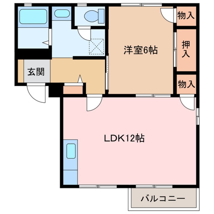 間取図 フレグランス土橋