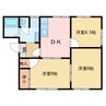 メゾントレビⅢ 3DKの間取り