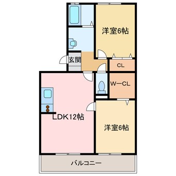 間取図 ヴィラアスカ30