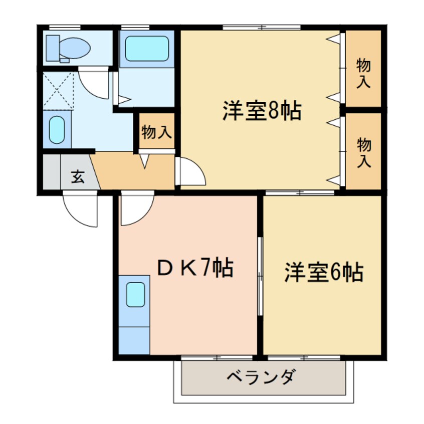 間取図 ヴィラアスカⅢ