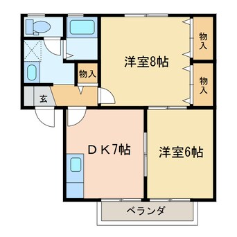 間取図 ヴィラアスカⅢ