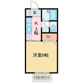 間取図 アベニューハタダⅢ